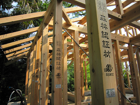 正角材 SGEC森林認証材